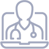 virtual video consultation icon at mdNOW