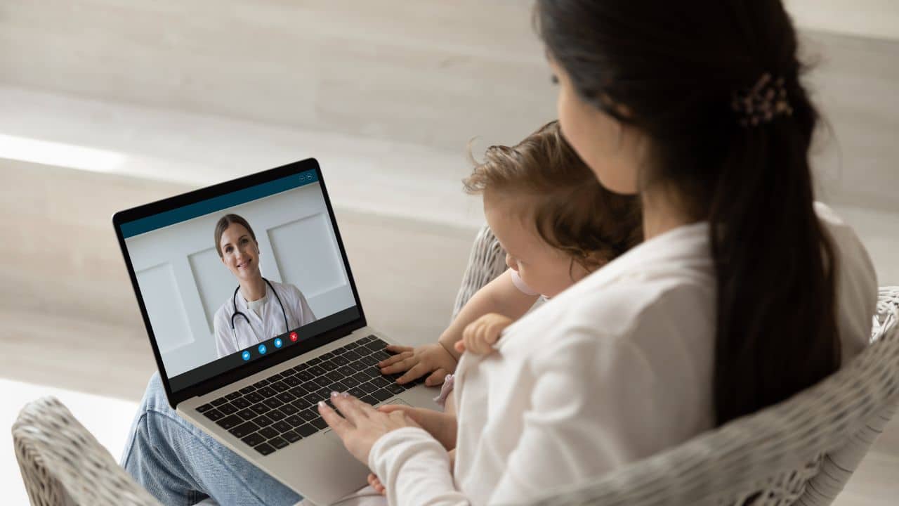 making video call to female pediatrician at home Privacy and safety measures in telemedicine visits